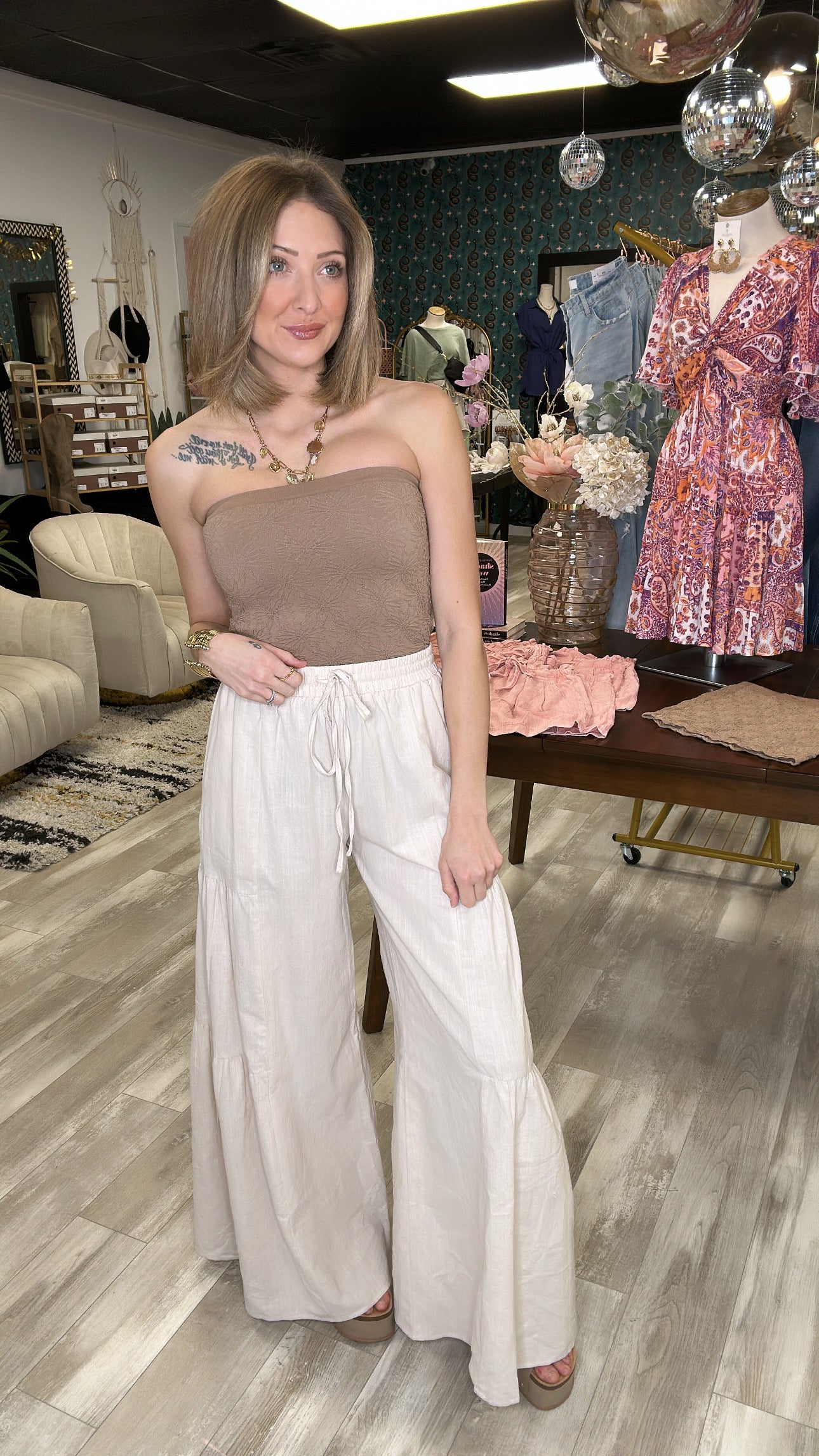 Urban Oasis Palazzo Pants