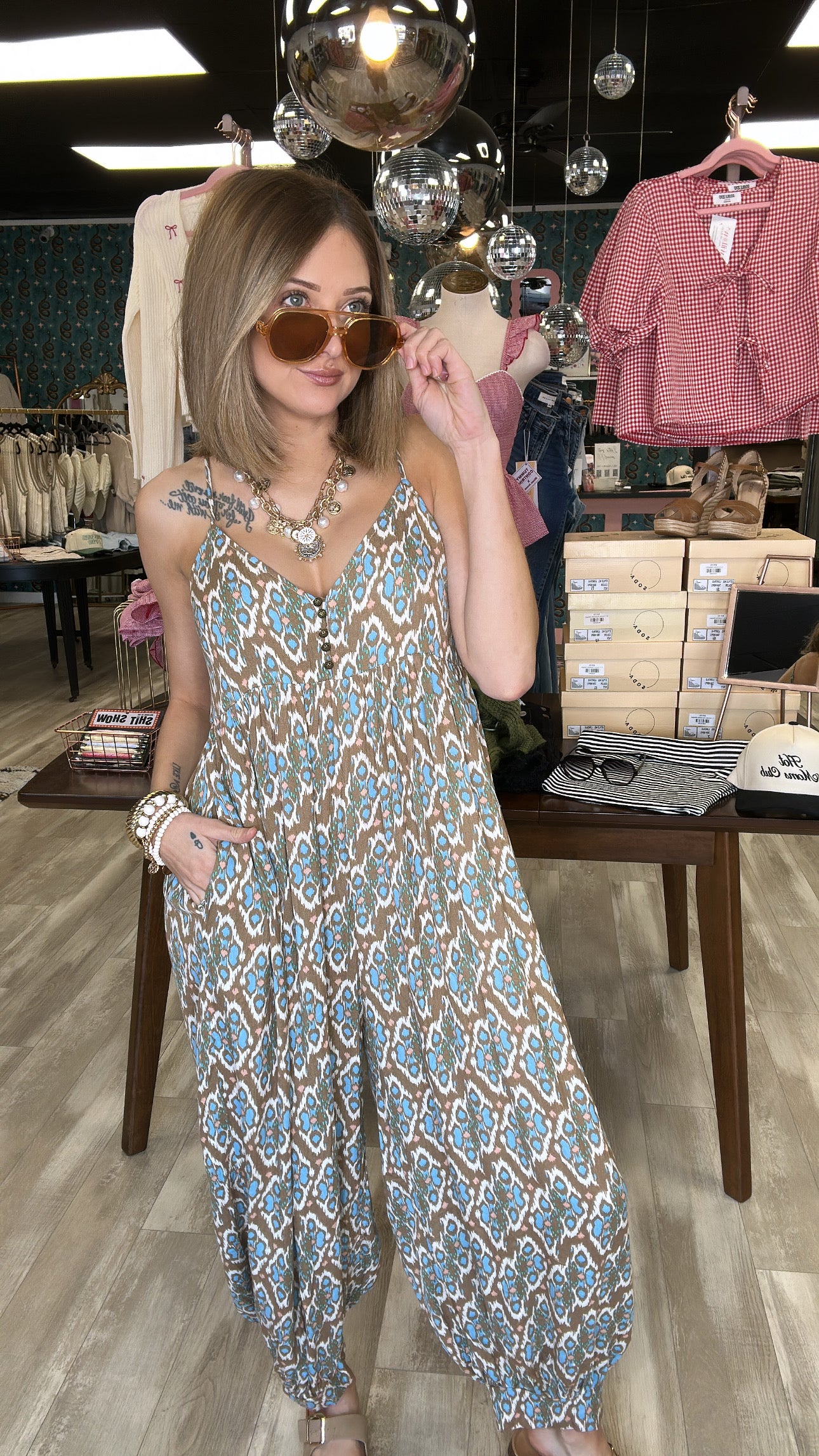 Sunny Days Boho Jumpsuit