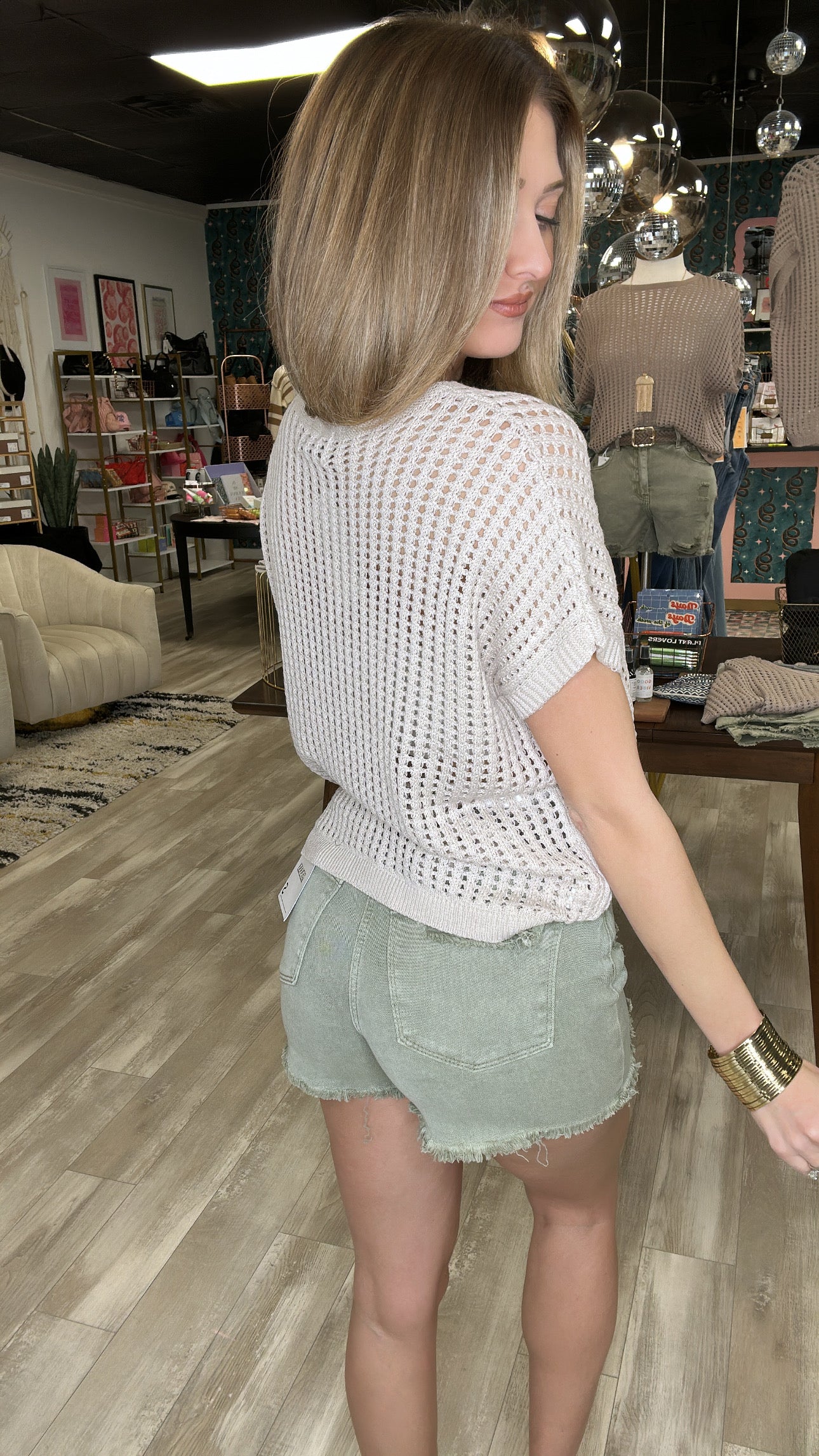 Coastal Cutie Open Knit Top [MULTIPLE COLORS]