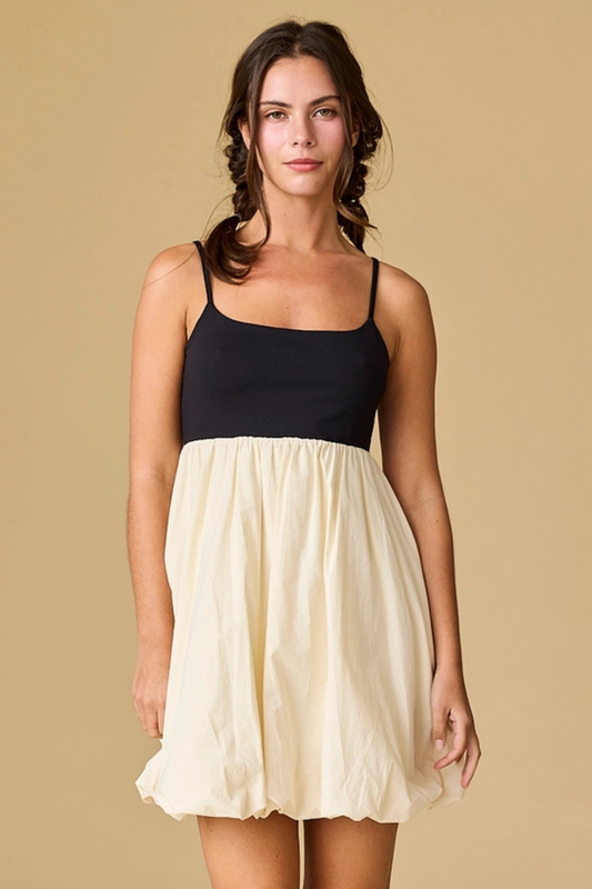 Pop The Bubbly Bubble Hem Dress