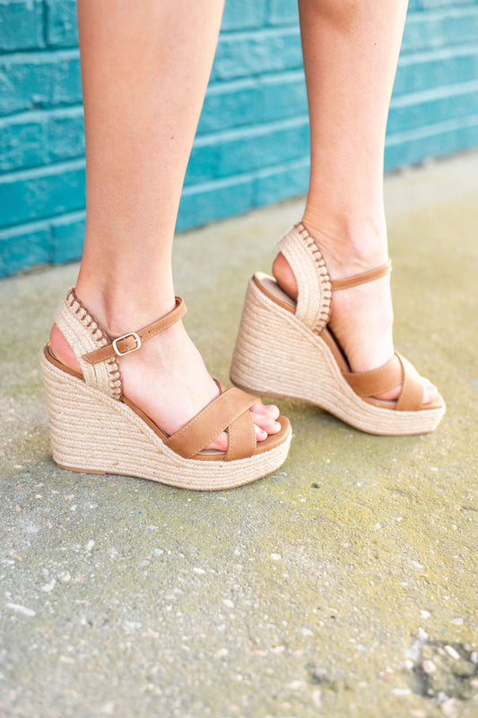 Chunky Espadrille Wedges